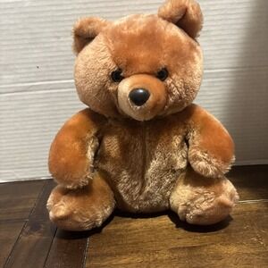 Vintage Setico Teddy Brown Bear Plush 10" Soft Stuffed Animal